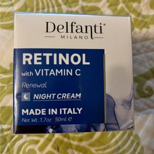Delfanti Milano Retino Renewal Night Cream w/Vitamin C 1.7 Oz. NWB